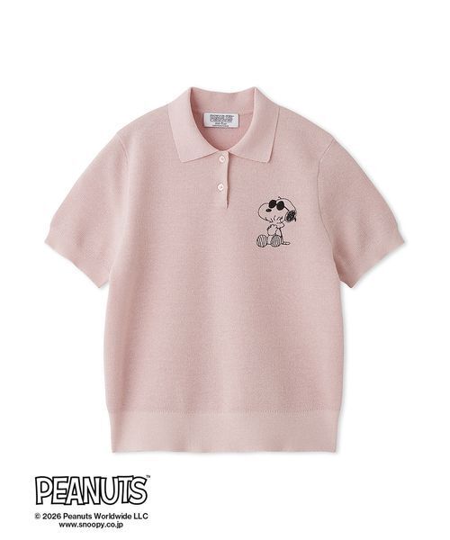 Mila Owen(ミラオーウェン)の「【PEANUTS】刺繍ポロニットトップス(ポロシャツ・レディース・グリーン/ピンク/その他/ホワイト・F)」の3枚目の写真
