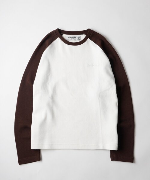 Sourcream Waffle Raglan L/STEE — футболка с вафельной тканью и регланом (L)