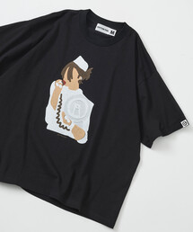 cotton pan（コットンパン）の「COTTON PAN/コットンパン × Firsthand 別注 リラックスフィット プリント クルーネック Tシャツ / ホンノウ（Tシャツ/カットソー）」