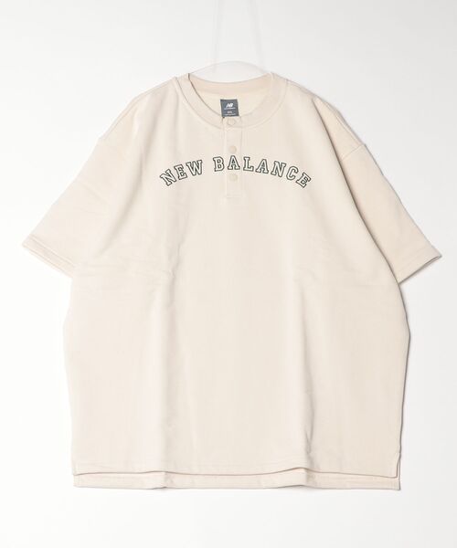 NEW BALANCE(ニューバランス)の「大谷翔平シグネチャーヘンリーネックショートスリーブTシャツ(Tシャツ/カットソー・メンズ・アイボリー/チャコールグレー/ダークグリーン・SMALL/MEDIUM/LARGE/X-LARGE/XX-LARGE/XXX-LARGE)」の8枚目の写真