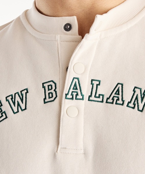 NEW BALANCE(ニューバランス)の「大谷翔平シグネチャーヘンリーネックショートスリーブTシャツ(Tシャツ/カットソー・メンズ・アイボリー/チャコールグレー/ダークグリーン・SMALL/MEDIUM/LARGE/X-LARGE/XX-LARGE/XXX-LARGE)」の6枚目の写真