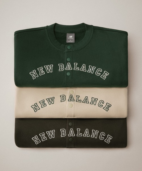 NEW BALANCE(ニューバランス)の「大谷翔平シグネチャーヘンリーネックショートスリーブTシャツ(Tシャツ/カットソー・メンズ・アイボリー/チャコールグレー/ダークグリーン・SMALL/MEDIUM/LARGE/X-LARGE/XX-LARGE/XXX-LARGE)」の11枚目の写真