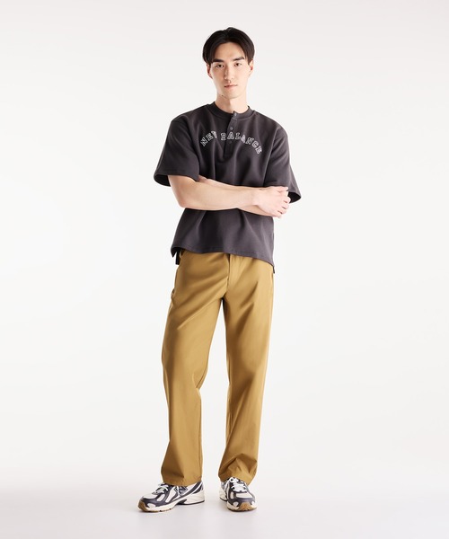 NEW BALANCE(ニューバランス)の「大谷翔平シグネチャーヘンリーネックショートスリーブTシャツ(Tシャツ/カットソー・メンズ・アイボリー/チャコールグレー/ダークグリーン・SMALL/MEDIUM/LARGE/X-LARGE/XX-LARGE/XXX-LARGE)」の15枚目の写真