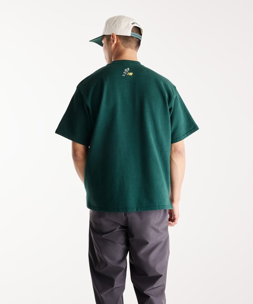 NEW BALANCE(ニューバランス)の「大谷翔平シグネチャーヘンリーネックショートスリーブTシャツ(Tシャツ/カットソー・メンズ・アイボリー/チャコールグレー/ダークグリーン・SMALL/MEDIUM/LARGE/X-LARGE/XX-LARGE/XXX-LARGE)」の18枚目の写真