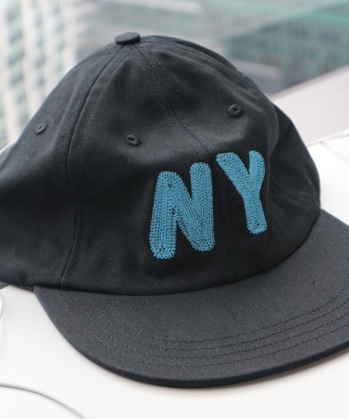 RAGEBLUE(レイジブルー)の「【COOPERSTOWN BALL CAP】別注/ステッチロゴキャップ(キャップ・メンズ・その他5/ネイビー/ブラック・FREE)」の2枚目の写真