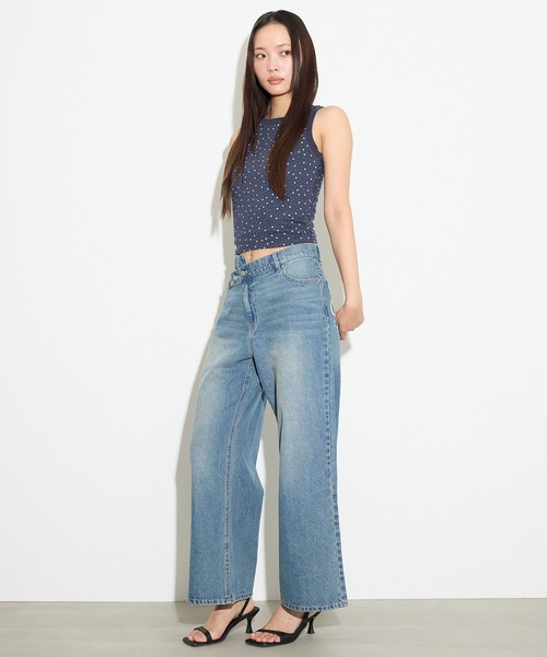 3.3 Field Trip (3.3フィールドトリップ)の「3.3 Field Trip/スターモチーフタンク(Tシャツ/カットソー・レディース・グレー/ネイビー/イエロー・FREE)」の10枚目の写真