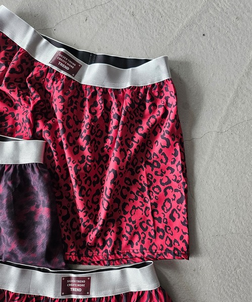 WESTBOY(ウエストボーイ)の「Y2K ユニセックス 総柄プリント イージーショートボクサーパンツ WO26W3UW14(ボクサーパンツ・メンズ・レッド系その他/レッド/ブラック・XL/L)」の7枚目の写真