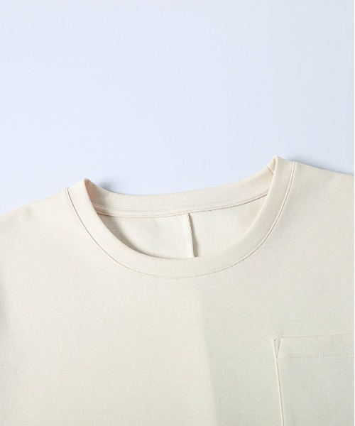 La-gemme（ラジェム）の「ラウンドヘム ロングTシャツ（Tシャツ/カットソー・レディース・ブラック/カーキブラウン/アイボリー・フリー）」の17枚目の写真