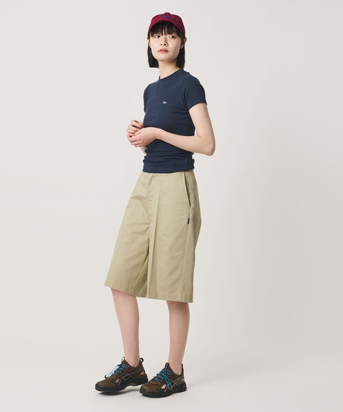NICE WEATHER(ナイスウェザー)の「<NICE WEATHER>ロゴヘルシー Tシャツ(Tシャツ/カットソー・レディース・ホワイト/ライトピンク/ネイビー・M/S)」の12枚目の写真