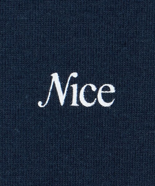 NICE WEATHER(ナイスウェザー)の「<NICE WEATHER>ロゴヘルシー Tシャツ(Tシャツ/カットソー・レディース・ホワイト/ライトピンク/ネイビー・M/S)」の20枚目の写真