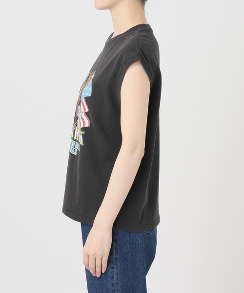 GOOD ROCK SPEED(グッドロックスピード)の「GOOD ROCK SPEED / グッドロックスピード GS ORIGINAL N/S Tshirt(Tシャツ/カットソー・レディース・ブラック/ブラウン・FREE)」の10枚目の写真