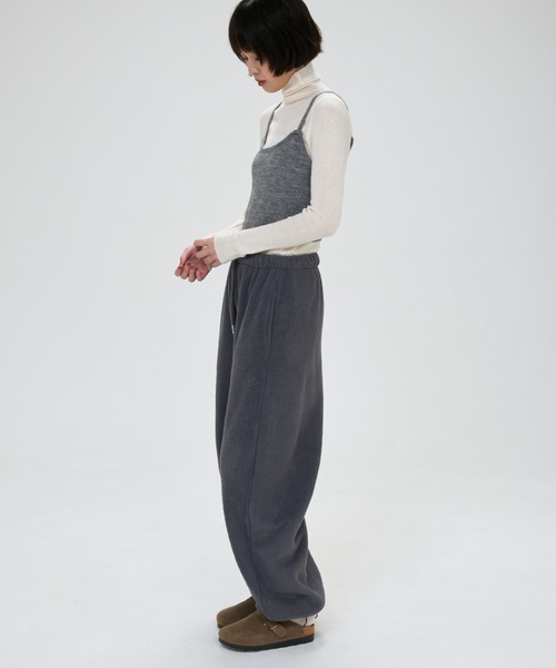 full/fill.（フルフィル）の「fleece easy pants / フリースイージーパンツ（その他パンツ・レディース・グレー/ベージュ・FREE）」の7枚目の写真