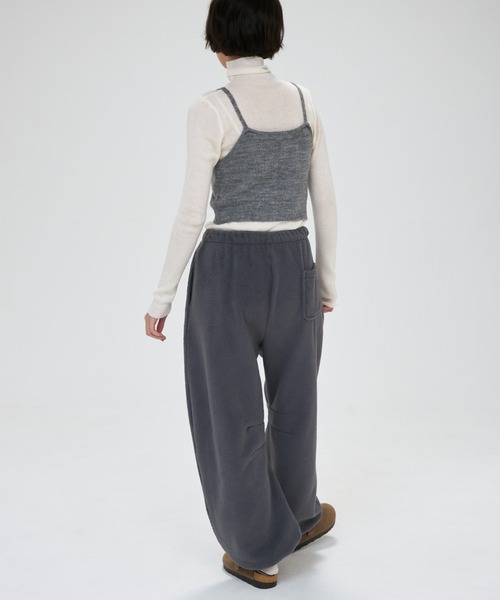 full/fill.（フルフィル）の「fleece easy pants / フリースイージーパンツ（その他パンツ・レディース・グレー/ベージュ・FREE）」の9枚目の写真