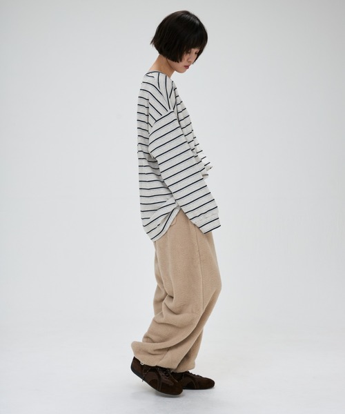 full/fill.（フルフィル）の「fleece easy pants / フリースイージーパンツ（その他パンツ・レディース・グレー/ベージュ・FREE）」の11枚目の写真