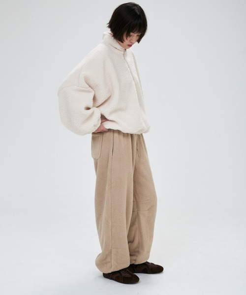 full/fill.（フルフィル）の「fleece easy pants / フリースイージーパンツ（その他パンツ・レディース・グレー/ベージュ・FREE）」の13枚目の写真