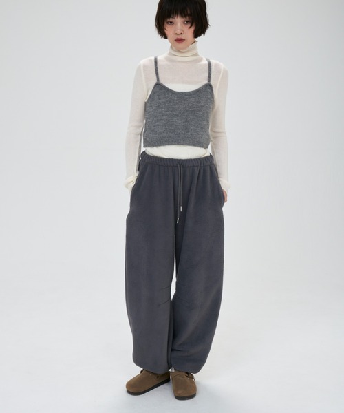 full/fill.（フルフィル）の「fleece easy pants / フリースイージーパンツ（その他パンツ・レディース・グレー/ベージュ・FREE）」の6枚目の写真