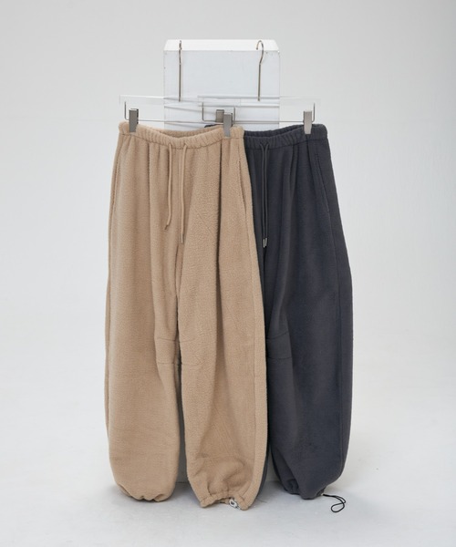 full/fill.（フルフィル）の「fleece easy pants / フリースイージーパンツ（その他パンツ・レディース・グレー/ベージュ・FREE）」の19枚目の写真