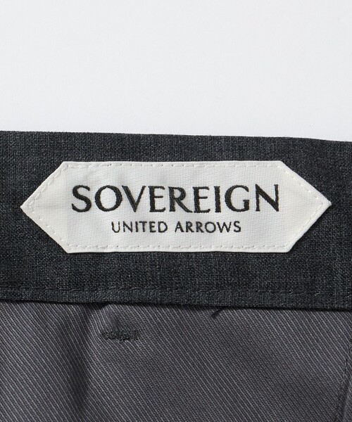 SOVEREIGN(ソブリン)の「<SOVEREIGN>ウール トロピカル ハーフギャザー イージースラックス(スラックス・メンズ・ネイビー/グレー系・L/M)」の17枚目の写真