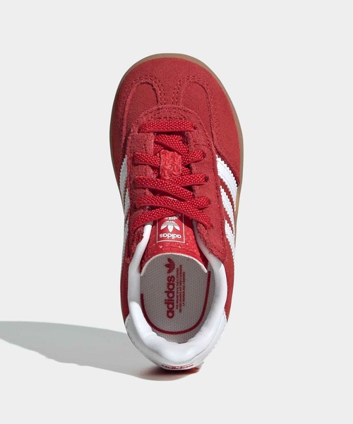 adidas(アディダス)の「ガゼル インドア コンフォート クロージャー エラスティック レース / GAZELLE INDOOR COMFORT CLOSURE ELASTIC LACE / アディダスオリジナルス adidas Originals(スニーカー・キッズ・レッド・12cm/13.0cm/15.0cm/16.0cm/14.0cm)」の2枚目の写真