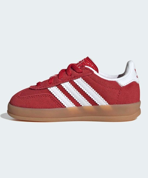 adidas(アディダス)の「ガゼル インドア コンフォート クロージャー エラスティック レース / GAZELLE INDOOR COMFORT CLOSURE ELASTIC LACE / アディダスオリジナルス adidas Originals(スニーカー・キッズ・レッド・12cm/13.0cm/15.0cm/16.0cm/14.0cm)」の6枚目の写真
