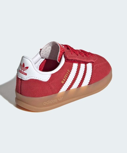 adidas(アディダス)の「ガゼル インドア コンフォート クロージャー エラスティック レース / GAZELLE INDOOR COMFORT CLOSURE ELASTIC LACE / アディダスオリジナルス adidas Originals(スニーカー・キッズ・レッド・12cm/13.0cm/15.0cm/16.0cm/14.0cm)」の5枚目の写真