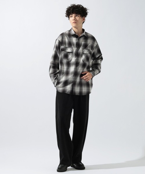 niko and...(ニコアンド)の「ピーチ起毛ツイルパンツ(その他パンツ・メンズ・ブラック/ブラウン・LARGE/MEDIUM)」の7枚目の写真