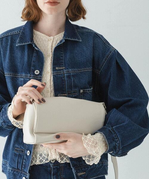 URBAN RESEARCH Sonny Label(アーバンリサーチサニーレーベル)の「フラップショルダーバッグ(ショルダーバッグ・レディース・ブラック/アイボリー/グレー系その他・ONE)」の7枚目の写真