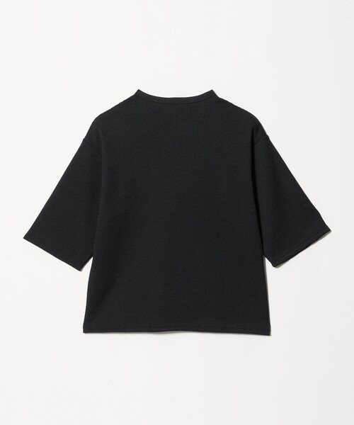 CITEN（シテン）の「＜CITEN＞ヘンリーネックワッフルヒュージT（Tシャツ/カットソー・メンズ・ホワイト/ブラック・L/M）」の11枚目の写真