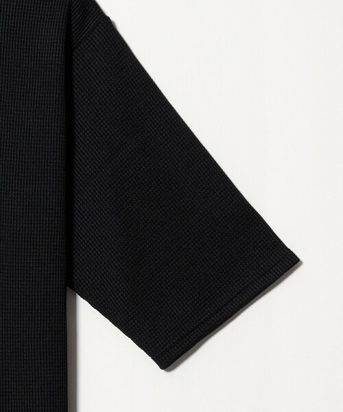 CITEN（シテン）の「＜CITEN＞ヘンリーネックワッフルヒュージT（Tシャツ/カットソー・メンズ・ホワイト/ブラック・L/M）」の13枚目の写真