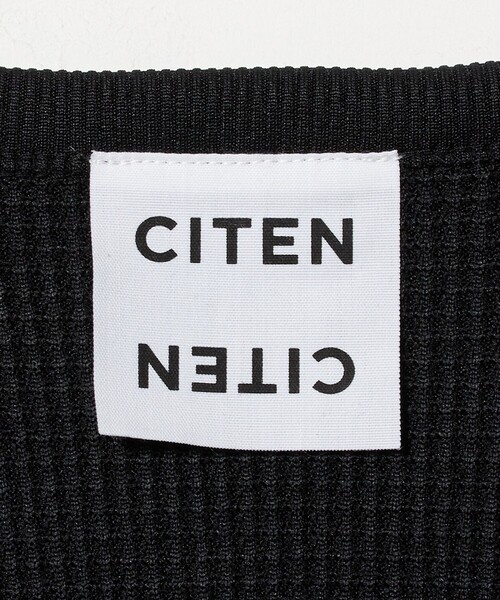 CITEN（シテン）の「＜CITEN＞ヘンリーネックワッフルヒュージT（Tシャツ/カットソー・メンズ・ホワイト/ブラック・L/M）」の20枚目の写真