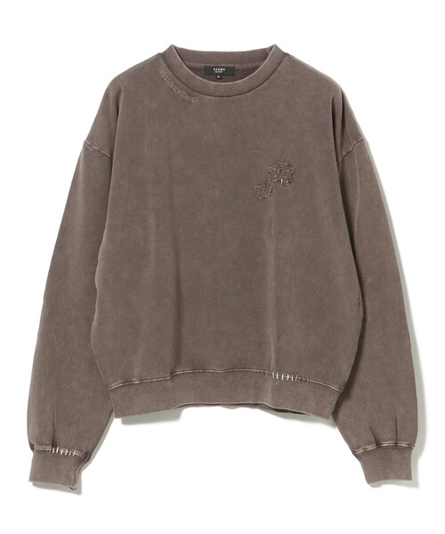 BEAMS HEART(ビームスハート)の「フェード ステッチ クルーネック スウェット(スウェット・メンズ・ブラウン/チャコールグレー・SMALL/LARGE/MEDIUM)」の1枚目の写真