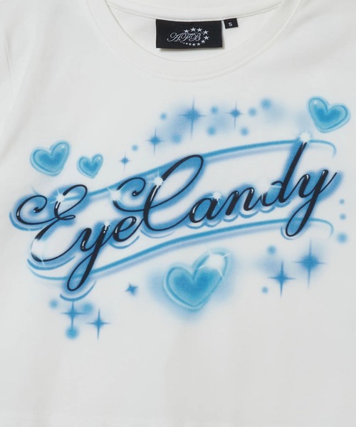 AFB（エーエフビー）の「WMS SPRAY EYE CANDY TEE（Tシャツ/カットソー・レディース・ブラック/ホワイト・XS）」の4枚目の写真
