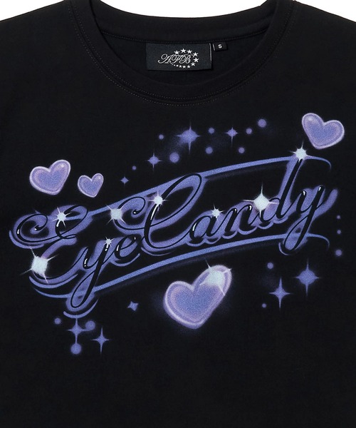 AFB（エーエフビー）の「WMS SPRAY EYE CANDY TEE（Tシャツ/カットソー・レディース・ブラック/ホワイト・XS）」の6枚目の写真