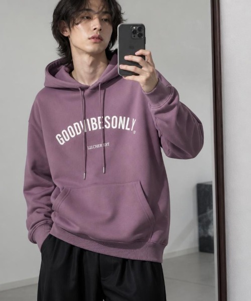 Burner(バーナー)の「【Cr+ov(クローヴ)】裏起毛 グラフィックプリント プルオーバーパーカー cro-hoodie-13-17【RBT】(パーカー・メンズ・ブラウン/グリーン/ベージュ/イエロー/ブルー/グレー/ピンク/パープル/レッド/ホワイト/グレー系その他・FREE)」の8枚目の写真