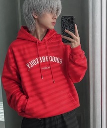 【Cr+ov(クローヴ)】裏起毛 グラフィックプリント プルオーバーパーカー cro-hoodie-13-17【RBT】