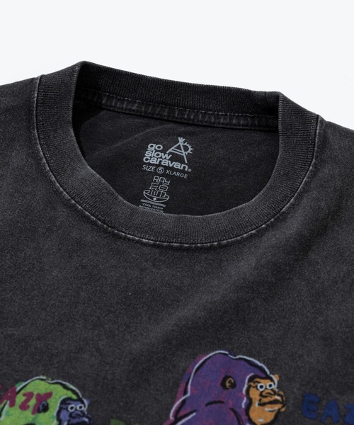 go slow caravan(ゴースローキャラバン)の「RAY綿 G/D ゴリゴリゴリラ TEE(Tシャツ/カットソー・メンズ・ブラック系その他2/ホワイト・MEDIUM/LARGE/X-LARGE)」の3枚目の写真