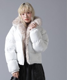 BEAVER（ビーバー）の「B omnivore/ビーオムニボー　NYLON FUR STAND BLOUSON（ブルゾン）」