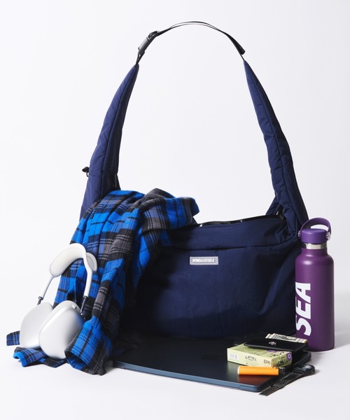 WIND AND SEA(ウィンダンシー)の「ALL-DAY SHOULDER BAG(ショルダーバッグ・メンズ・ブラック/ネイビー/カーキ・FREE)」の10枚目の写真