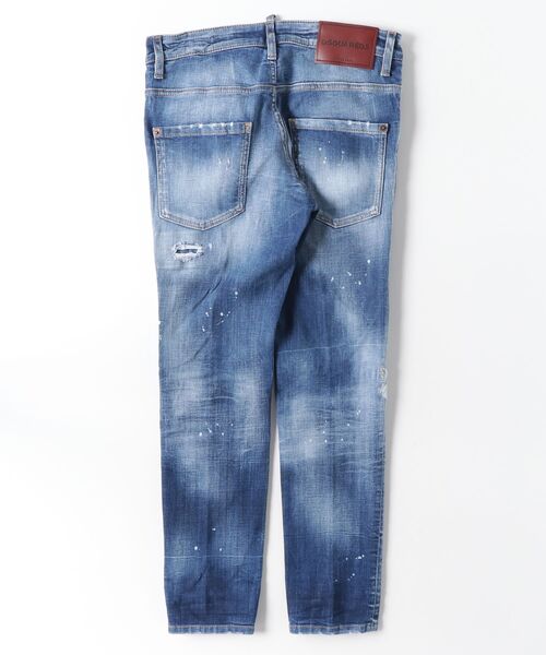 DSQUARED2(ディースクエアード)の「Skater Jean Medium Side By Side Wash/0261(デニムパンツ・メンズ・ブルー・48/46/44/52)」の2枚目の写真