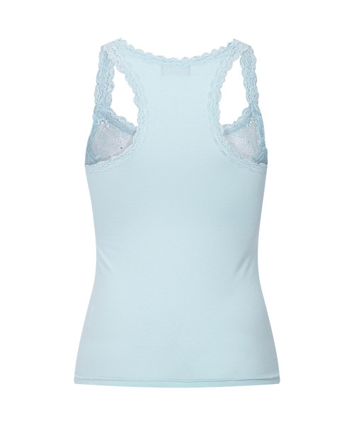 PLEASENOFOLLOW（プリーズノーフォロー）の「Zuri Lace Sleeveless Top (Mint)（Tシャツ/カットソー・レディース・その他・FREE）」の3枚目の写真