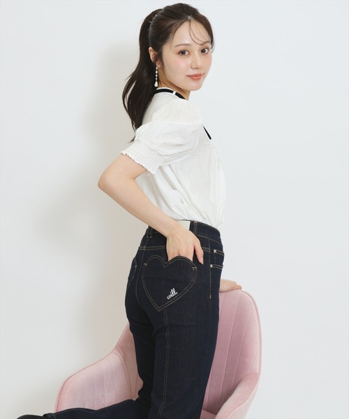 WILLSELECTION(ウィルセレクション)の「センターシームフレアデニムパンツ(デニムパンツ・レディース・ブルー/ネイビー・SMALL/MEDIUM)」の17枚目の写真