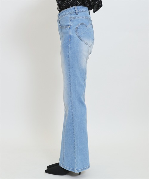 WILLSELECTION(ウィルセレクション)の「センターシームフレアデニムパンツ(デニムパンツ・レディース・ブルー/ネイビー・SMALL/MEDIUM)」の9枚目の写真
