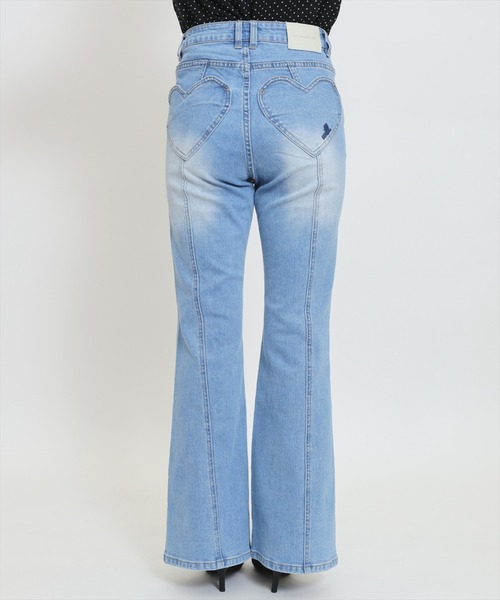 WILLSELECTION(ウィルセレクション)の「センターシームフレアデニムパンツ(デニムパンツ・レディース・ブルー/ネイビー・SMALL/MEDIUM)」の10枚目の写真