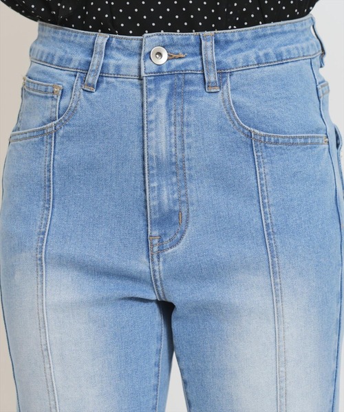 WILLSELECTION(ウィルセレクション)の「センターシームフレアデニムパンツ(デニムパンツ・レディース・ブルー/ネイビー・SMALL/MEDIUM)」の11枚目の写真