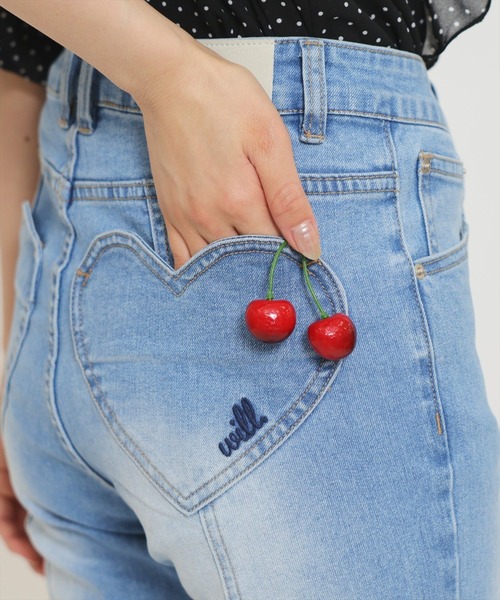 WILLSELECTION(ウィルセレクション)の「センターシームフレアデニムパンツ(デニムパンツ・レディース・ブルー/ネイビー・SMALL/MEDIUM)」の13枚目の写真