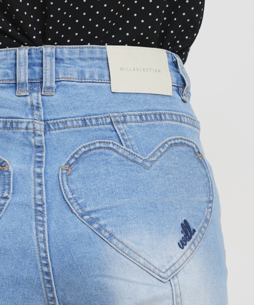 WILLSELECTION(ウィルセレクション)の「センターシームフレアデニムパンツ(デニムパンツ・レディース・ブルー/ネイビー・SMALL/MEDIUM)」の14枚目の写真