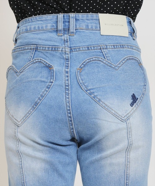 WILLSELECTION(ウィルセレクション)の「センターシームフレアデニムパンツ(デニムパンツ・レディース・ブルー/ネイビー・SMALL/MEDIUM)」の12枚目の写真