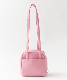 Round Faux Leather Mini Handbag / ラウンド型 フェイクレザーミニ ハンドバッグ レディース コンパクト ガーリー フェミニン 2026年 夏 夏服