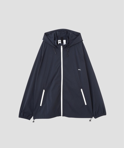 MHL.(エムエイチエル)の「LIGHTWEIGHT NYLON POPLIN(ブルゾン・レディース・ネイビー・SMALL/MEDIUM/LARGE)」の11枚目の写真