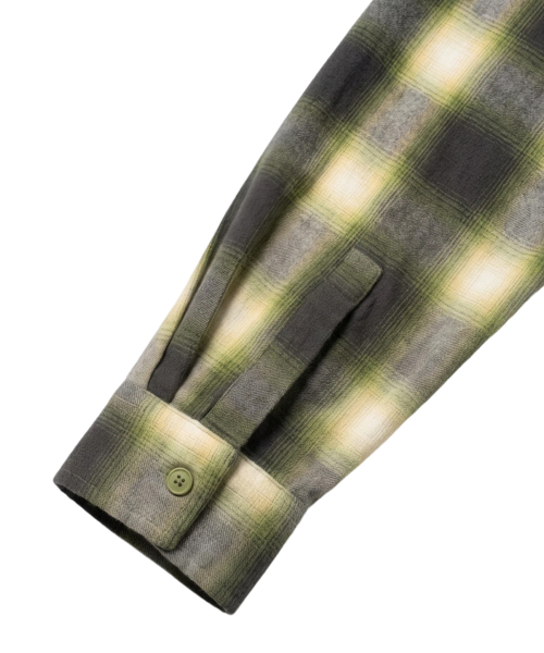 NIGHTWORKDEPT(ナイトワークデプト)の「WORN SIGNAL CHECK SHIRT_GREEN(シャツ/ブラウス・レディース・その他・FREE)」の4枚目の写真